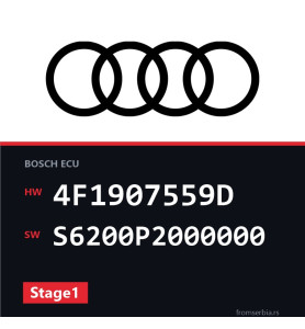 Audi A6 4F1907559D S6200P2000000 Stage1 tuning file