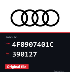 Audi A6 4F0907401C 390127 original ECU file