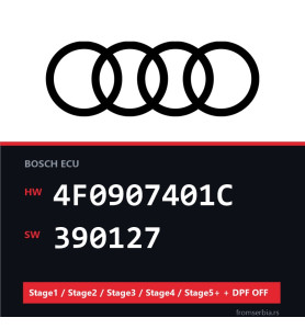 Audi 4F0907401C 390127 Stage1 / Stage2 / Stage3 / Stage4 / Stage5+ + D