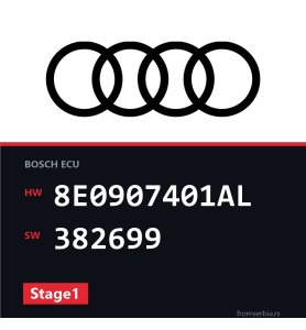 Audi A6 8E0907401AL 382699 Stage1 tuning file