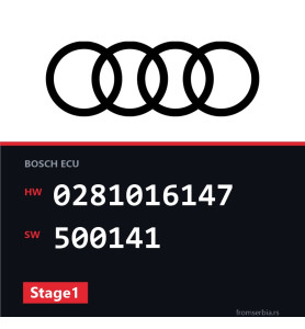 Audi A6 0281016147 500141 Stage1 tuning file