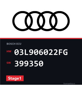 Audi A6 03L906022FG 399350 Stage1 tuning file