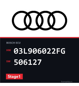 Audi A6 03L906022FG 506127 Stage1 tuning file