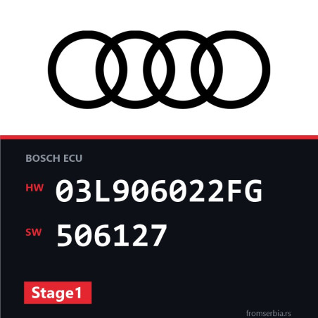 Audi A6 03L906022FG 506127 Stage1 tuning file