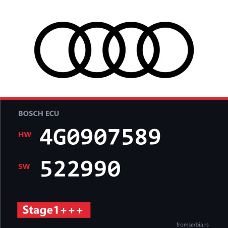 Audi A6 4G0907589 522990 Stage1+++ tuning file