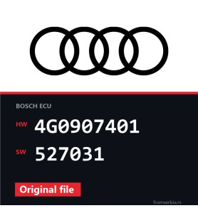 Audi A6 4G0907401 527031 original ECU file
