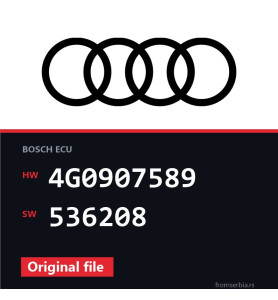 Audi A6 4G0907589 536208 original ECU file