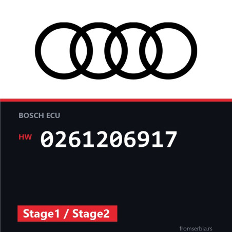 Audi A6 0261206917 Stage1 / Stage2 tuning file