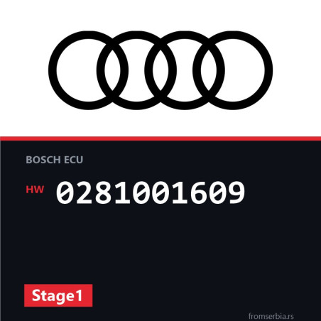 Audi A6 0281001609 Stage1 tuning file