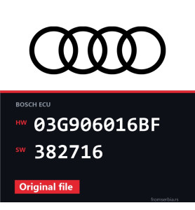 Audi A6 03G906016BF 382716 original ECU file