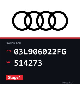 Audi A6 03L906022FG 514273 Stage1 tuning file