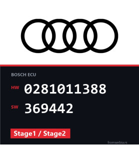 Audi A6 0281011388 369442 Stage1 / Stage2 tuning file