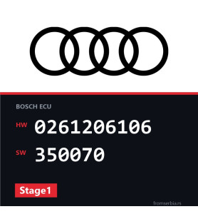 Audi A6 0261206106 350070 Stage1 tuning file