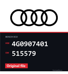 Audi A7 4G0907401 515579 original ECU file