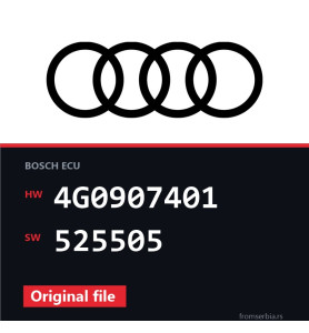 Audi A7 4G0907401 525505 Stage1 tuning file