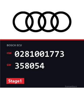 Audi A8 0281001773 358054 Stage1 tuning file