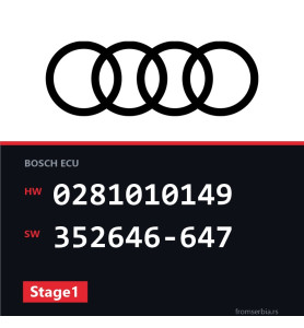 Audi A8 0281010149 352646-647 Stage1 tuning file