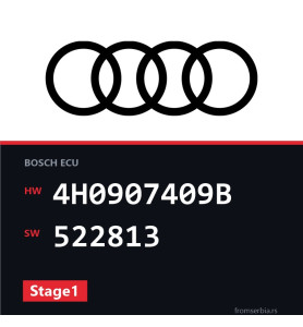 Audi A8 4H0907409B 522813 Stage1 tuning file