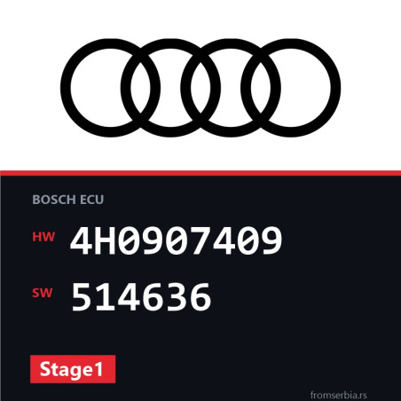 Audi A8 4H0907409 514636 Stage1 tuning file