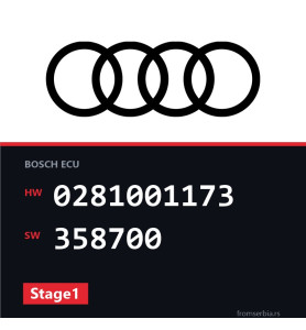 Audi B4 0281001173 358700 Stage1 tuning file