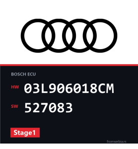 Audi Q3 03L906018CM 527083 Stage1 tuning file