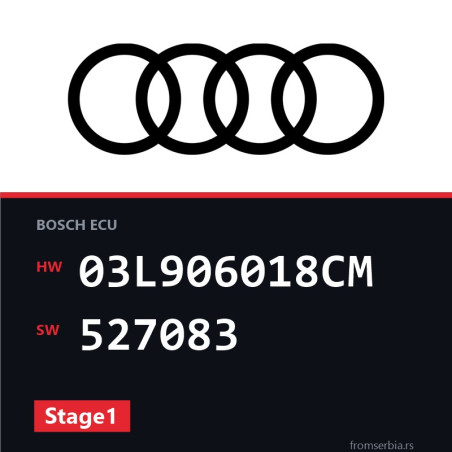 Audi Q3 03L906018CM 527083 Stage1 tuning file