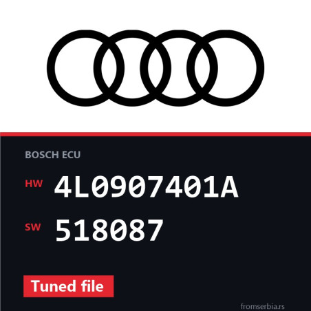 Audi Q5 4L0907401A 518087 Tuned file tuning file