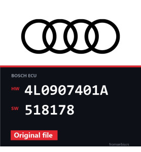 Audi Q5 4L0907401A 518178 original ECU file