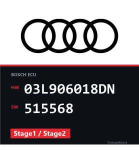 Audi Q5 03L906018DN 515568 Stage1 / Stage2 tuning file