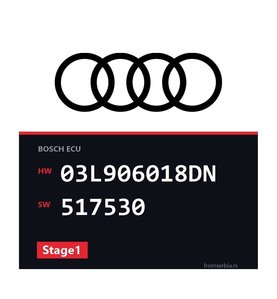 Audi Q5 03L906018DN 517530 Stage1 tuning file