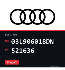 Audi Q5 03L906018DN 521636 Stage1 tuning file