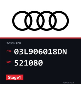 Audi Q5 03L906018DN 521080 Stage1 tuning file