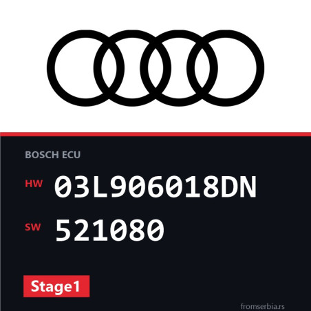 Audi Q5 03L906018DN 521080 Stage1 tuning file