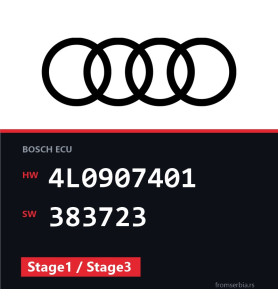 Audi Q7 4L0907401 383723 Stage1 / Stage3 tuning file