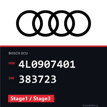 Audi Q7 4L0907401 383723 Stage1 / Stage3 tuning file