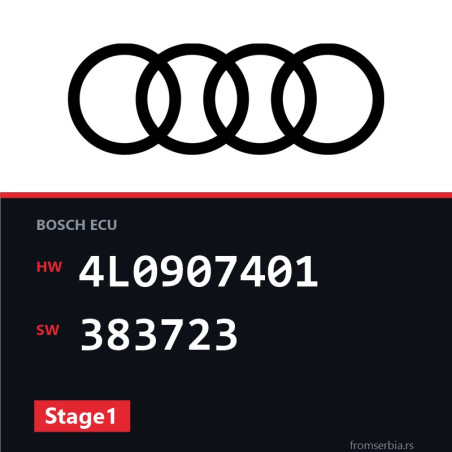 Audi Q7 4L0907401 383723 Stage1 tuning file
