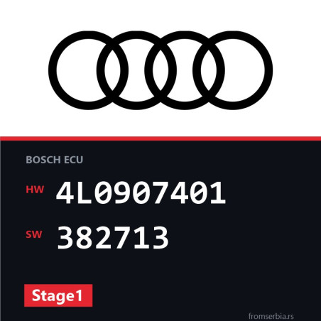 Audi Q7 4L0907401 382713 Stage1 tuning file