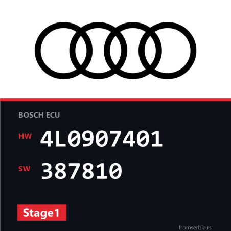 Audi Q7 4L0907401 387810 Stage1 tuning file