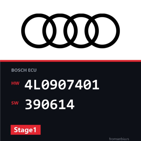 Audi Q7 4L0907401 390614 Stage1 tuning file