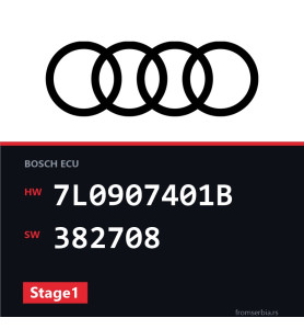 Audi Q7 7L0907401B 382708 Stage1 tuning file