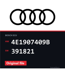 Audi Q7 4E1907409B 391821 original ECU file