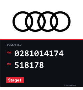 Audi Q7 0281014174 518178 Stage1 tuning file