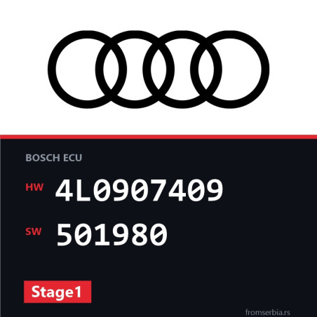Audi Q7 4L0907409 501980 Stage1 tuning file