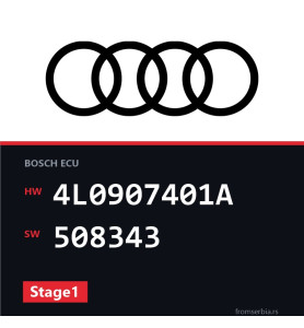 Audi Q7 4L0907401A 508343 Stage1 tuning file
