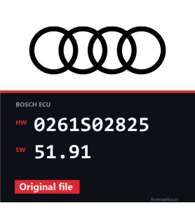Audi RS3 0261S02825 51.91 original ECU file