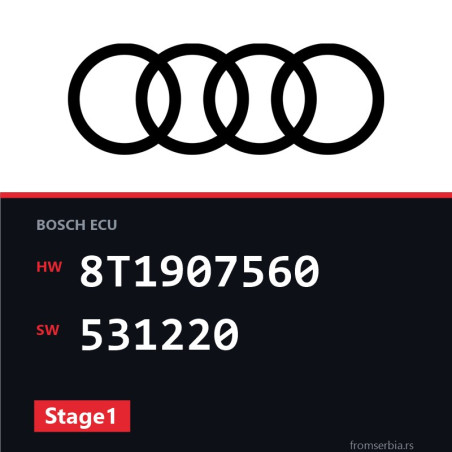 Audi RS4 8T1907560 531220 Stage1 tuning file
