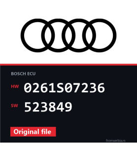 Audi RS5 0261S07236 523849 original ECU file