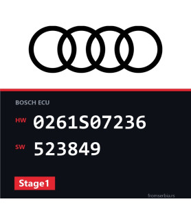 Audi RS5 0261S07236 523849 Stage1 tuning file