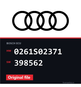 Audi RS6 0261S02371 398562 original ECU file