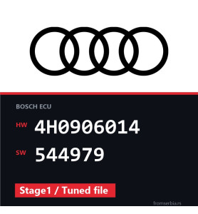 Audi RS6 4H0906014 544979 Stage1 / Tuned file tuning file